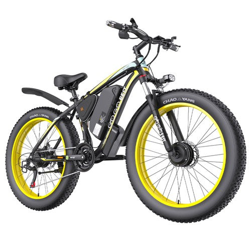 GOGOBEST GF700 elektriskais velosipēds, 2*500W divmotors, 48V 18.2Ah