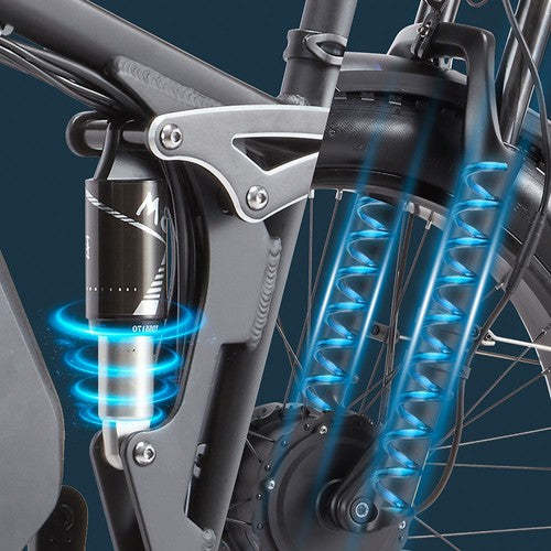 ORZELEBIKE K17 elektriskais velosipēds, 1000 W * 2 motors, 48 V 25 Ah