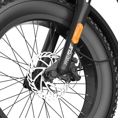 Fafrees FF20 Polar elektriskais velosipēds, 500 W motors, 48 V 24 Ah dubultā baterija.