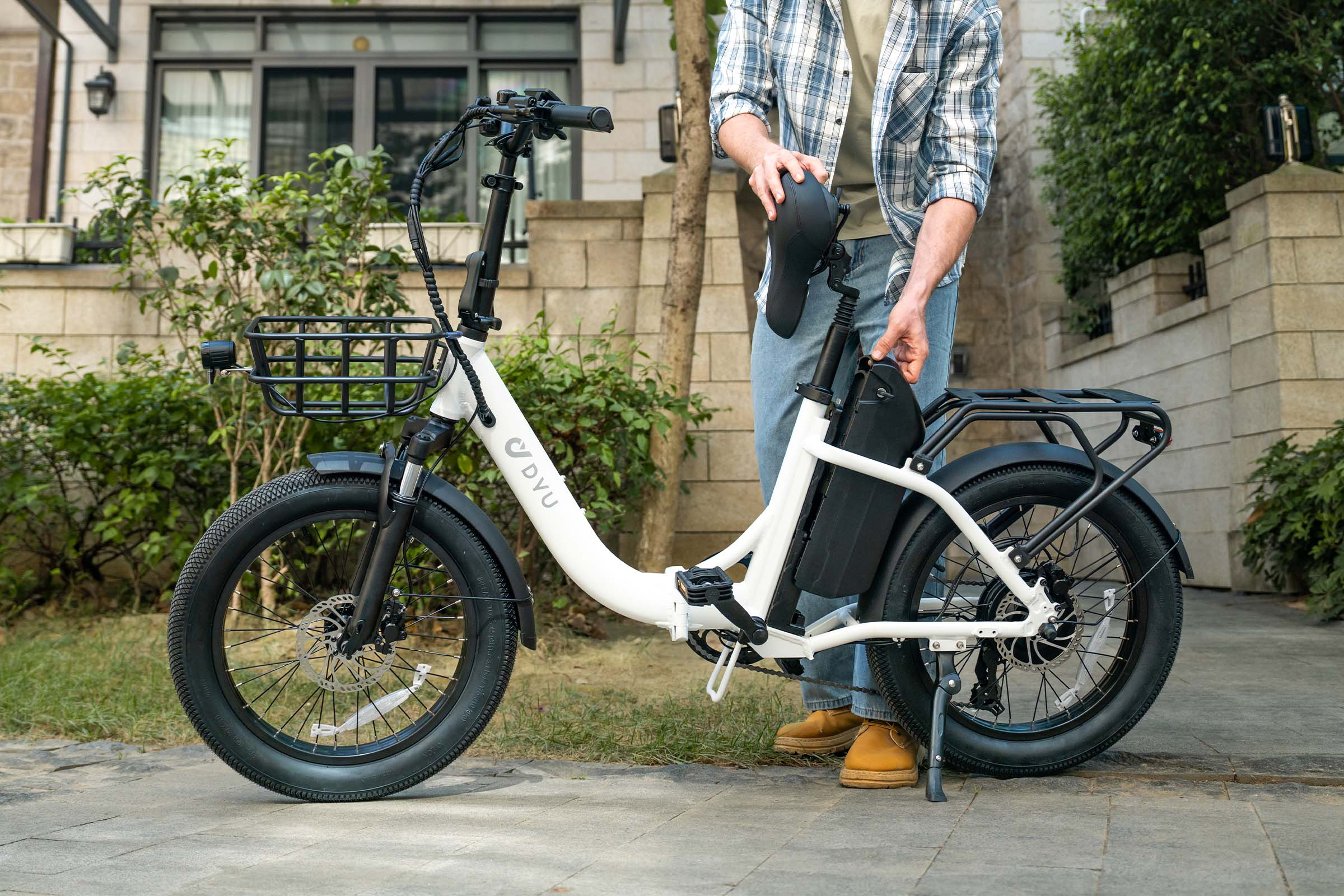 DYU C9 tālsatiksmes elektriskais velosipēds
