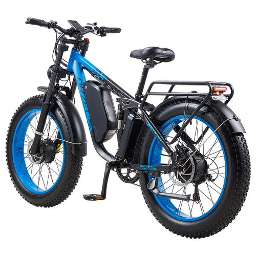 ORZELEBIKE K17 elektriskais velosipēds, 1000 W * 2 motors, 48 V 25 Ah
