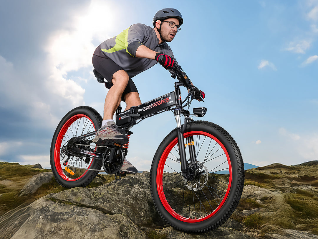 SAMEBIKE LO26 Plus 1000W jaudīgs saliekams elektriskais velosipēds