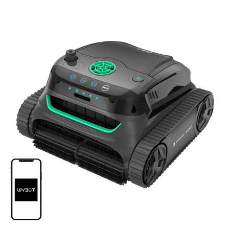 Wybot S2 bezvadu baseina tīrīšanas robots