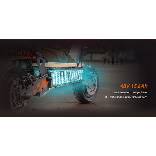 KuKirin G2 Elektriskais Skūteris 2025. gada versija, 800W motors, 48V 15.6Ah akumulators.