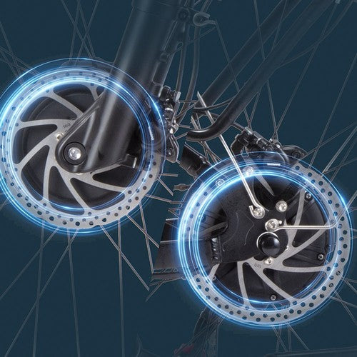 ORZELEBIKE K17 elektriskais velosipēds, 1000 W * 2 motors, 48 V 25 Ah