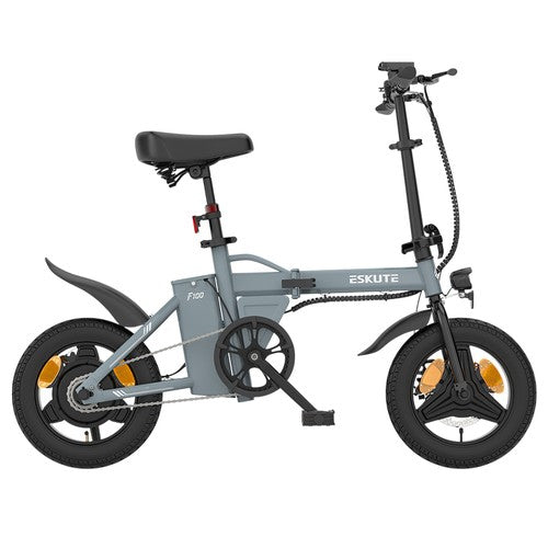 ESKUTE F100 saliekamais elektriskais velosipēds, 250W