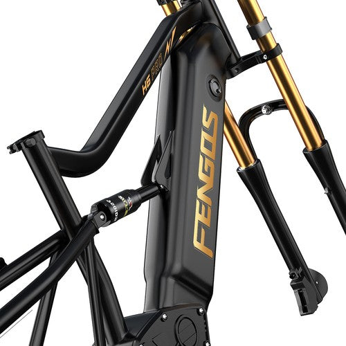 FENGQS H6PRO Elektriskais velosipēds, 1000W*2 motors, 52V 17.5Ah