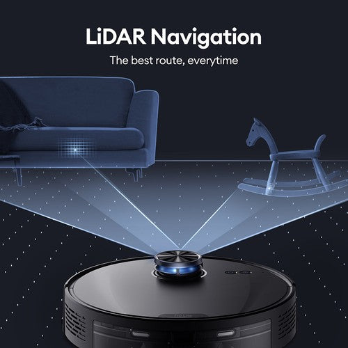 Ultenic T10 Lite robotizētais putekļsūcējs ar LiDAR navigāciju, 4500 Pa
