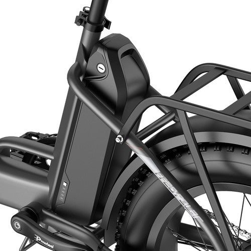 Fafrees FF20 Polar elektriskais velosipēds, 500 W motors, 48 V 24 Ah dubultā baterija.