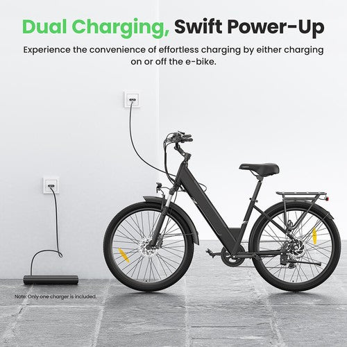 Touroll J1 Pro elektriskais velosipēds, 250W motors, 36V 15.6Ah