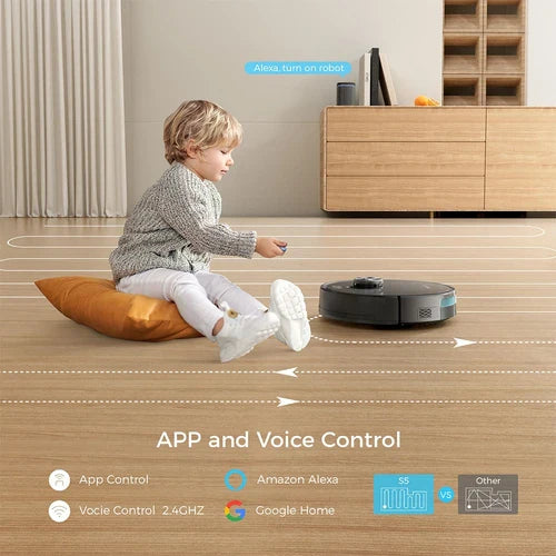 Tesvor S5 3in1 robotu putekļsūcējs