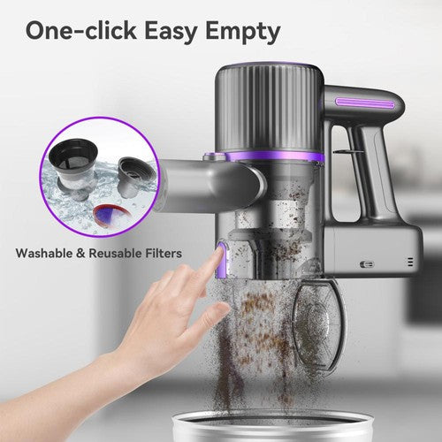 POWEART N700 bezvadu putekļsūcējs 30 kPa