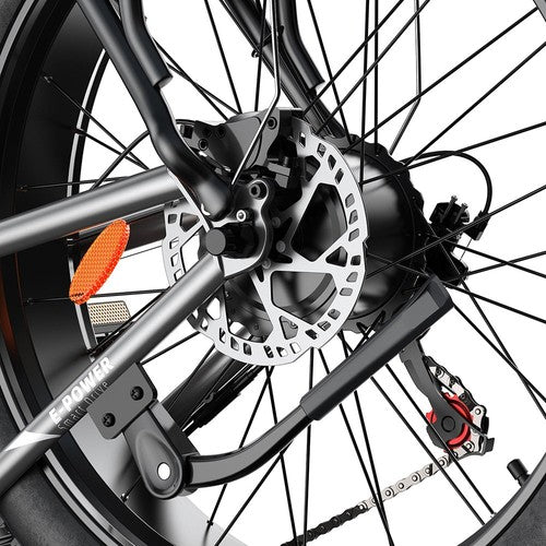FENGQS H6PRO Elektriskais velosipēds, 1000W*2 motors, 52V 17.5Ah