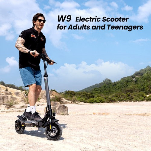 iScooter W9 Elektriskais skūteris, 1000W motors, 48V 14Ah