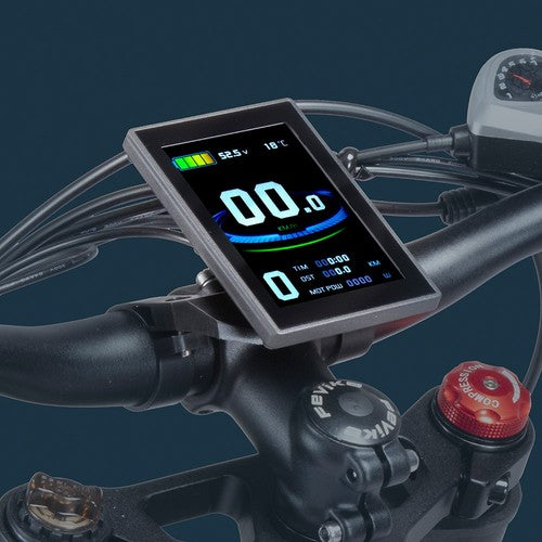 ORZELEBIKE K17 elektriskais velosipēds, 1000 W * 2 motors, 48 V 25 Ah