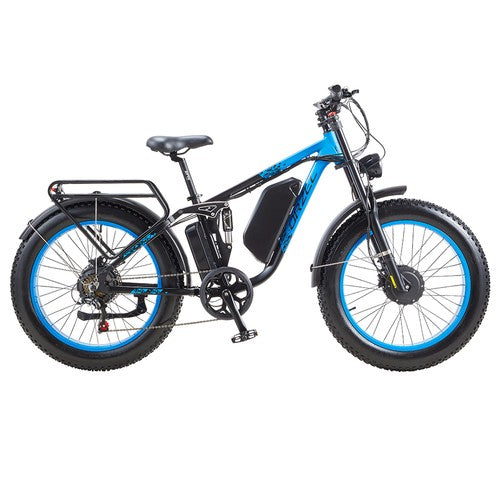 ORZELEBIKE K17 elektriskais velosipēds, 1000 W * 2 motors, 48 V 25 Ah