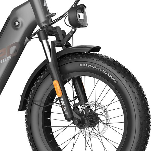 Fafrees FF20 Polar elektriskais velosipēds, 500 W motors, 48 V 24 Ah dubultā baterija.