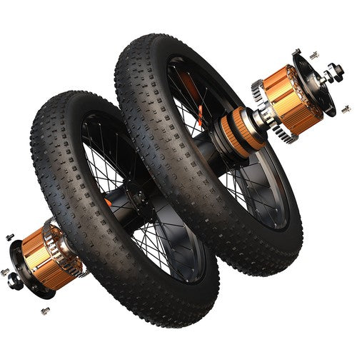 FENGQS H6PRO Elektriskais velosipēds, 1000W*2 motors, 52V 17.5Ah