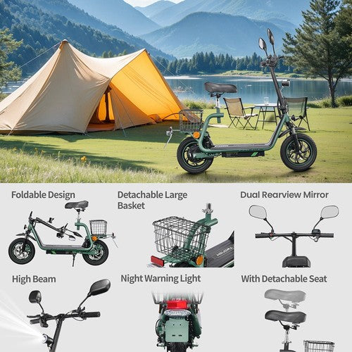 TWOFISH M5 PRO-E elektriskais skrejritenis 500W 48V 13Ah