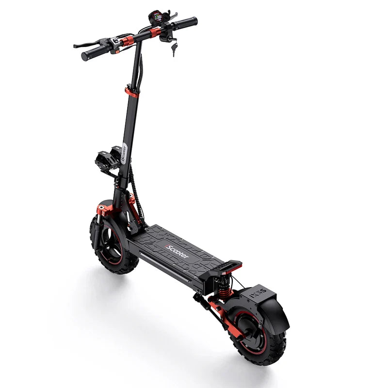 iScooter iX5S elektriskais skrejritenis ar 1000 W motoru, 48 V, 15 Ah akumulatoru