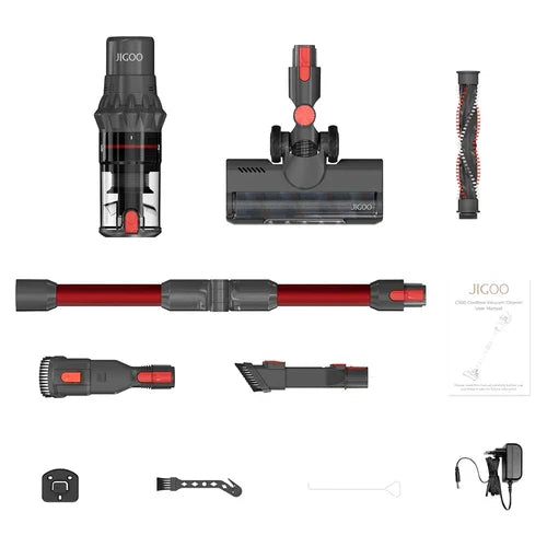 JIGOO C500 bezvadu putekļsūcējs 33KPa