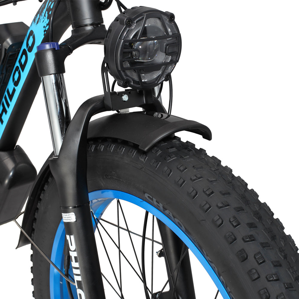 PHILODO H8 divu motoru elektriskais velosipēds 2000W