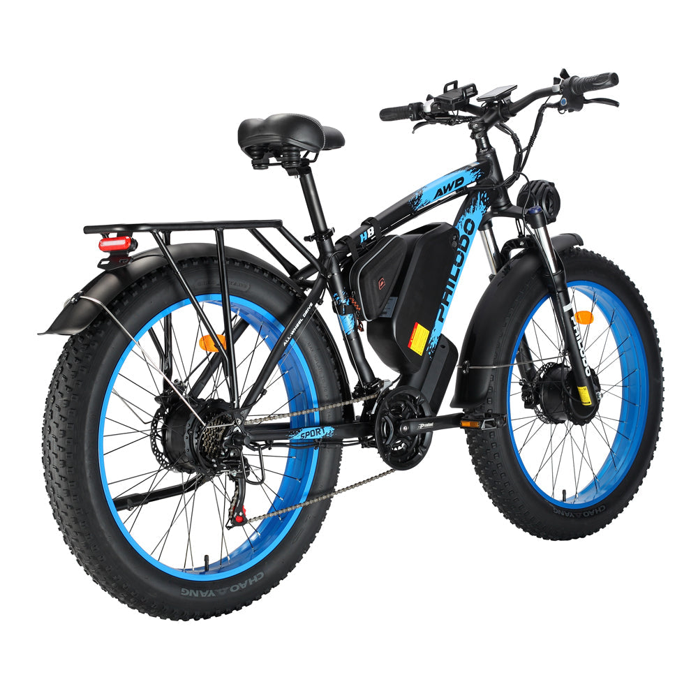 PHILODO H8 divu motoru elektriskais velosipēds 2000W