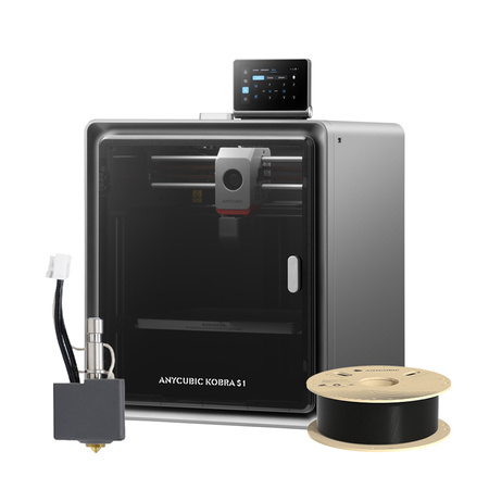 3D printeris Anycubic Kobra S1 Combo + Hotend + Filaments bez maksas