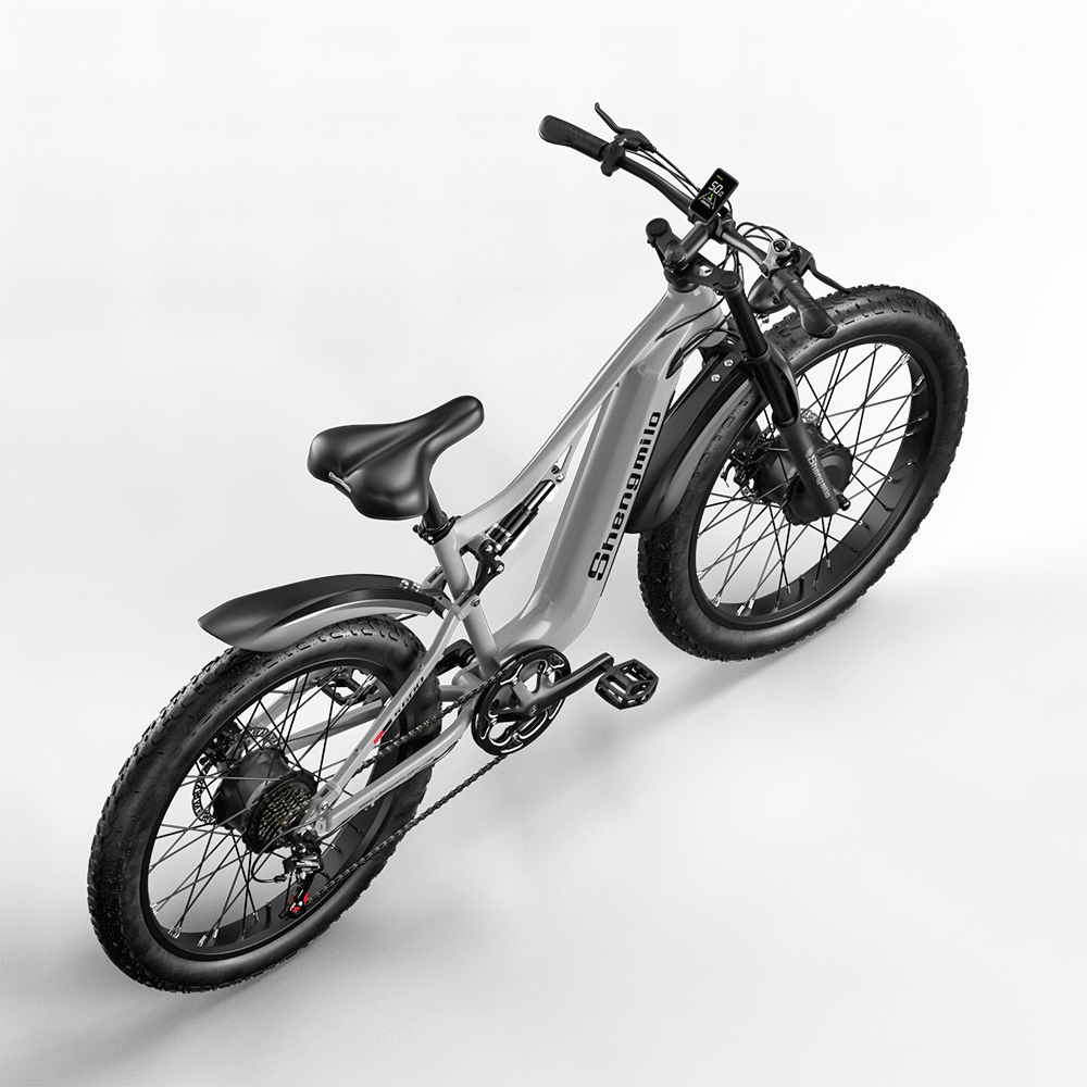 Shengmilo S600 divu motoru 2000W elektriskais velosipēds, 48V17.5AH