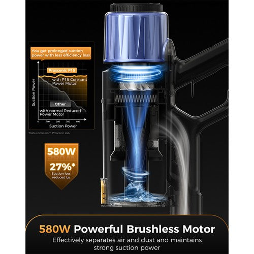 Proscenic P15 bezvadu putekļsūcējs 50kPa