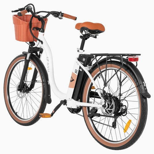 DYU C6 Pro elektriskais velosipēds, 250 W motors, 36 V 15,6 Ah