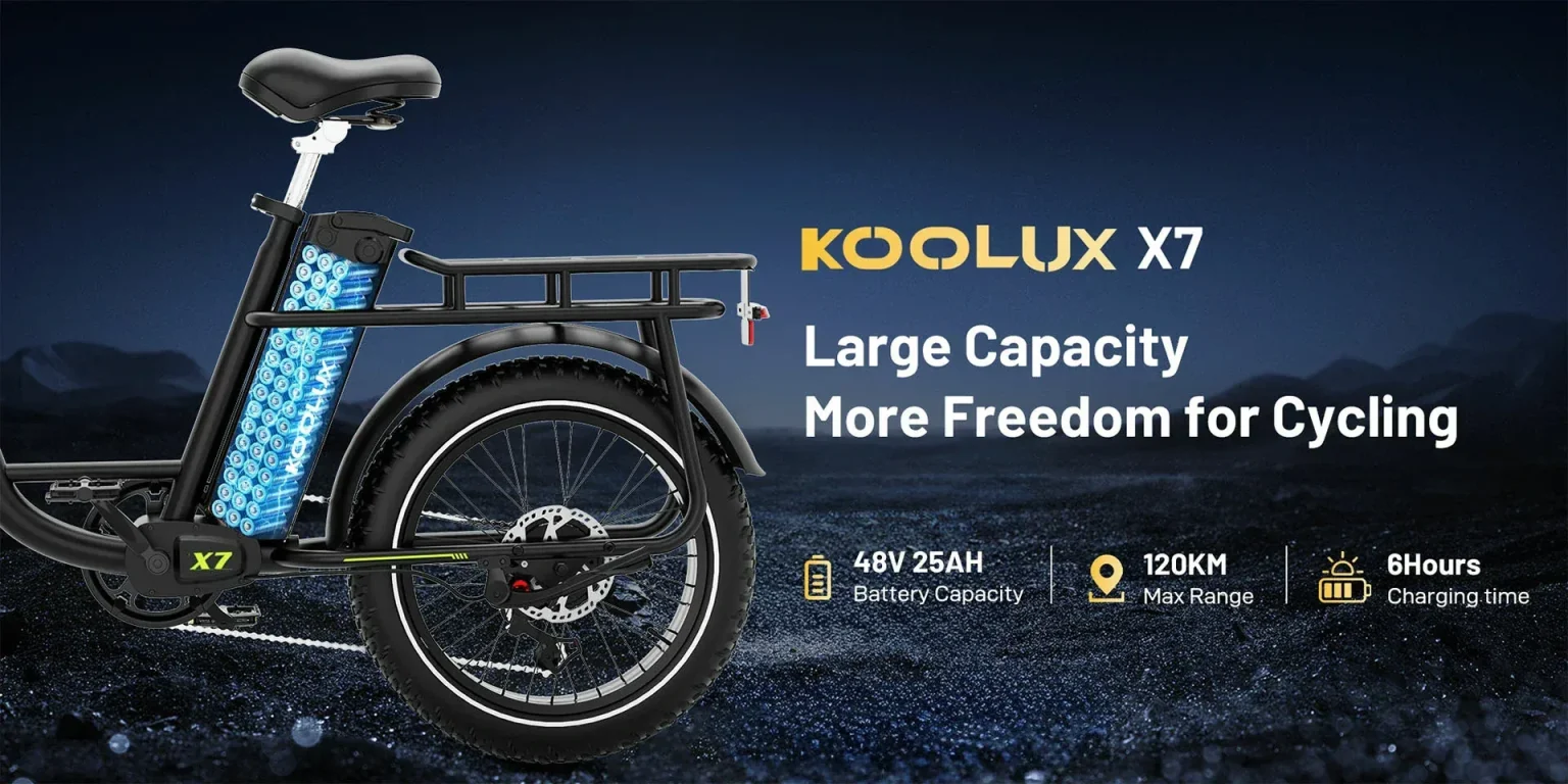 KOOLUX X7 elektriskais velosipēds 750W 25Ah