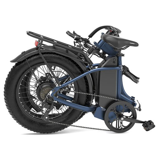Touroll S2 elektriskais velosipēds, 650 W motors, 48 V, 15 Ah