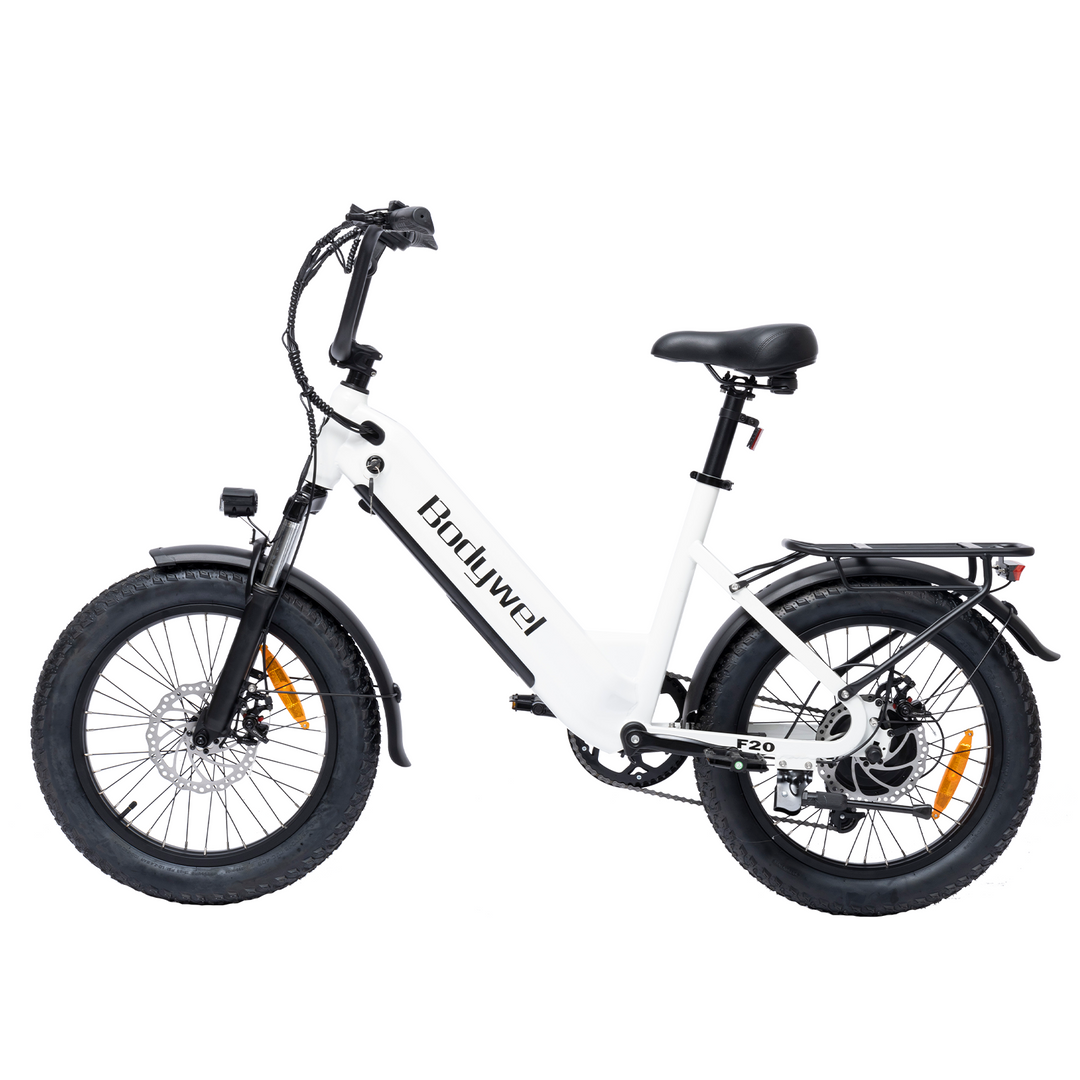 Bodywel F20 elektriskais velosipēds ar platām riepām 500W