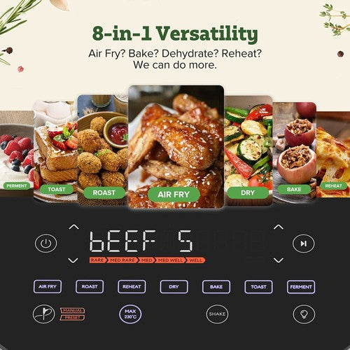 CHEFREE AF500 1700 W 6,5 l gaisa fritieris ar viedo termometru