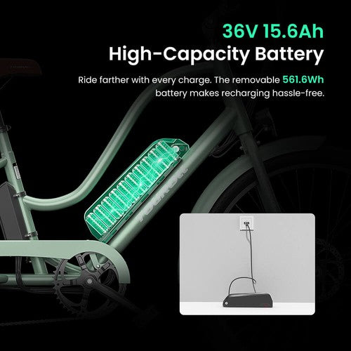 Touroll B2 elektriskais velosipēds 36V 15.6Ah
