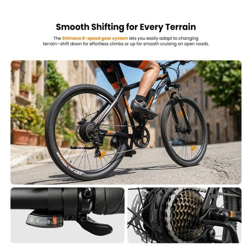 Touroll U2 Pro elektriskais velosipēds, 750W motors, 48V 15Ah