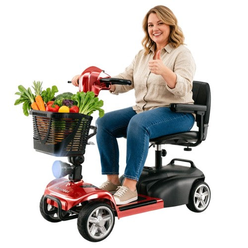 iScooter X02 mobilitātes skrejritenis, 300 W motors, 24 V 12 Ah