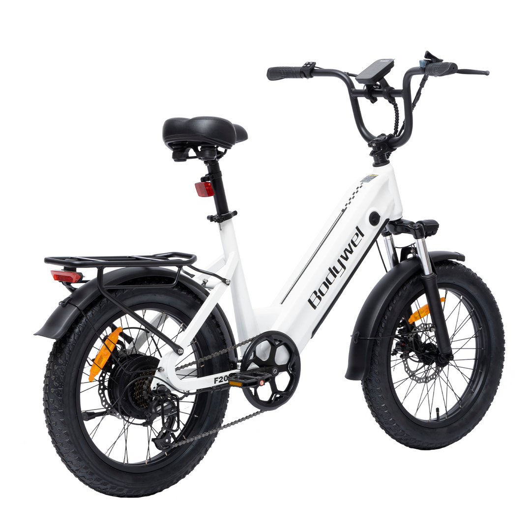 Bodywel F20 elektriskais velosipēds ar platām riepām 500W