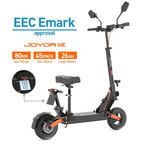 Joyor S8E elektriskais skrejritenis 800 W