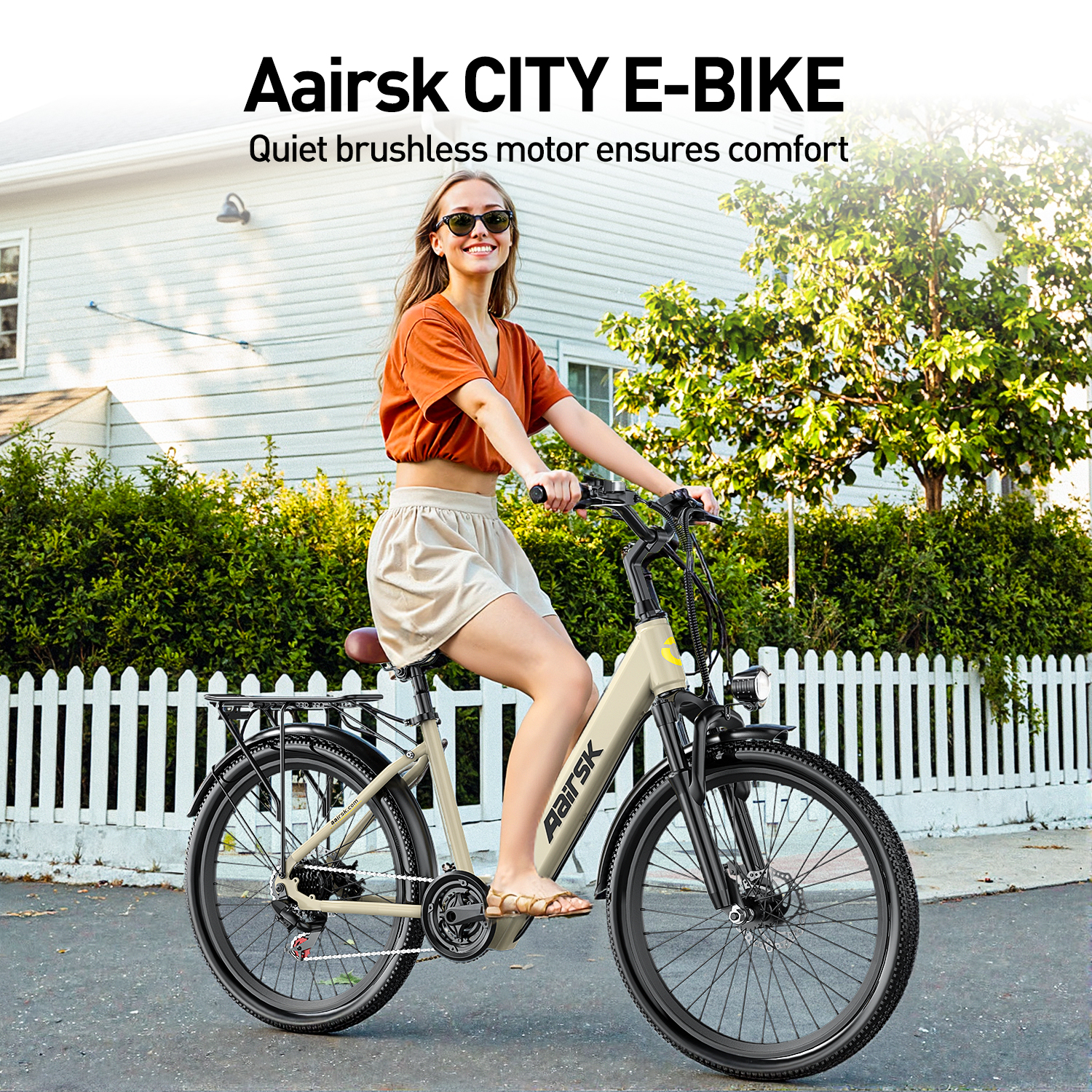 AAIRSK SU7 elektriskais pilsētas velosipēds