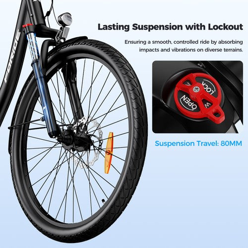 Foride Urbano 2 Elektriskais Velosipēds, 250W 36V 13Ah