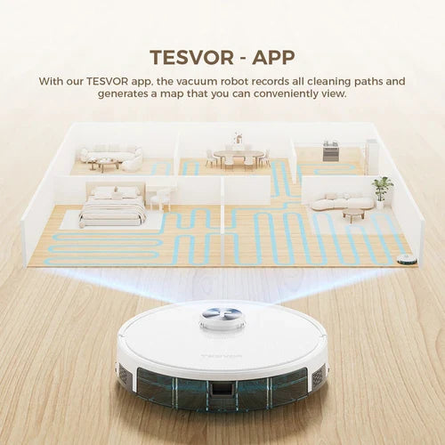 Tesvor S7 Pro AES robotizētais putekļsūcējs 6000Pa