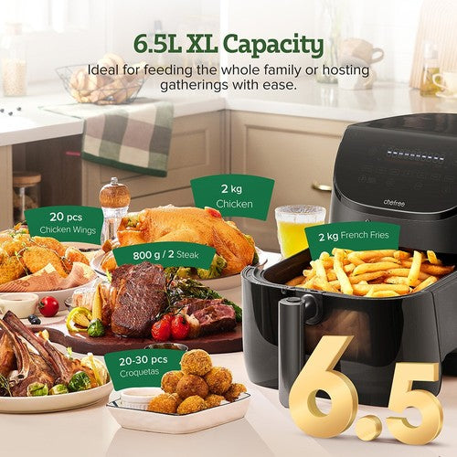 CHEFREE AF500 1700 W 6,5 l gaisa fritieris ar viedo termometru