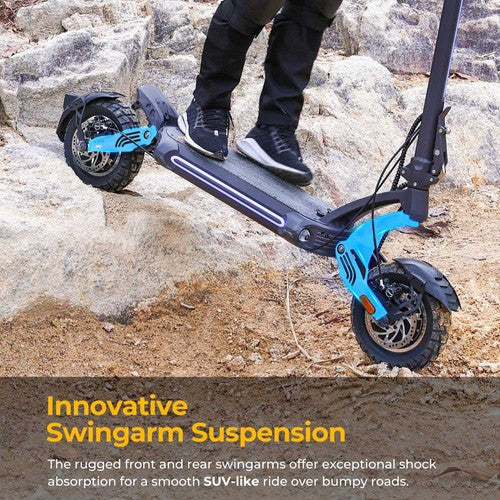 Ausom SR1 Elektriskais Skūteris, 2*1000W Motors, 52V 20.8Ah