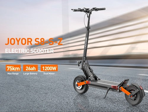 Joyor S8-S-Z elektriskais skrejritenis ar pagrieziena rādītājiem 600W*2