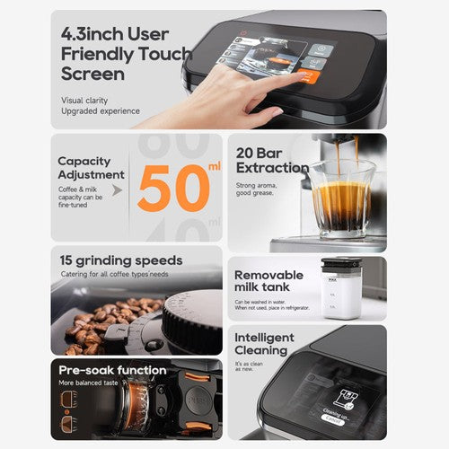 HiBREW H16 automātiskais espresso kafijas automāts