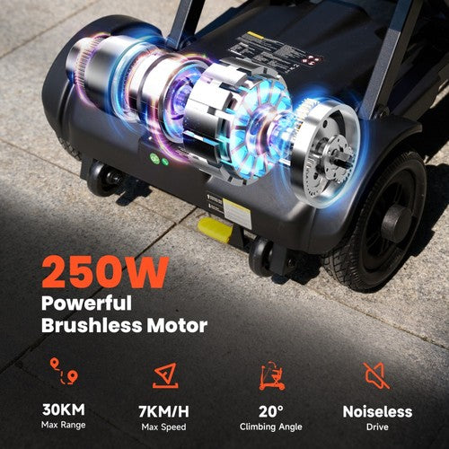 iScooter X11 mobilitātes skrejritenis 250W motors 24V 15,6 Ah