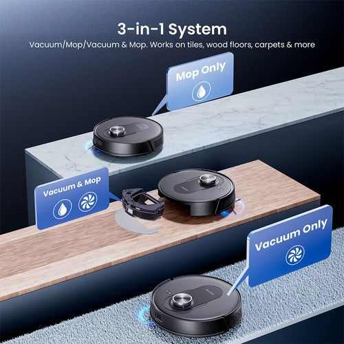 Proscenic Q8 Max+ robotizētais putekļsūcējs 8000Pa