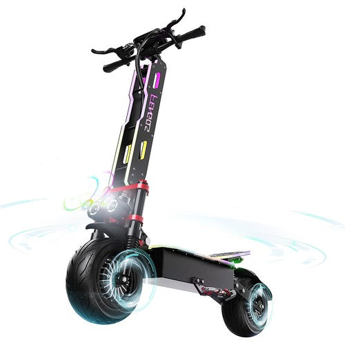 FENGQS GT9 Elektriskais skrejritenis, 3500W*2 motors, 60V 38Ah